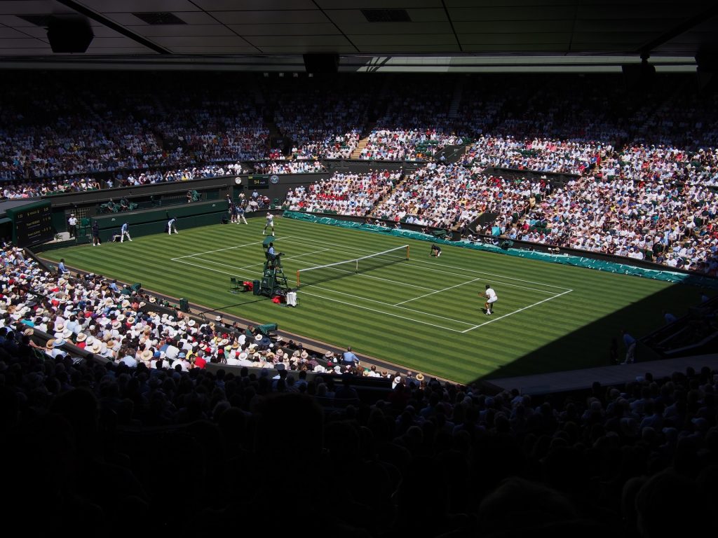 Wimbledon tennis match 