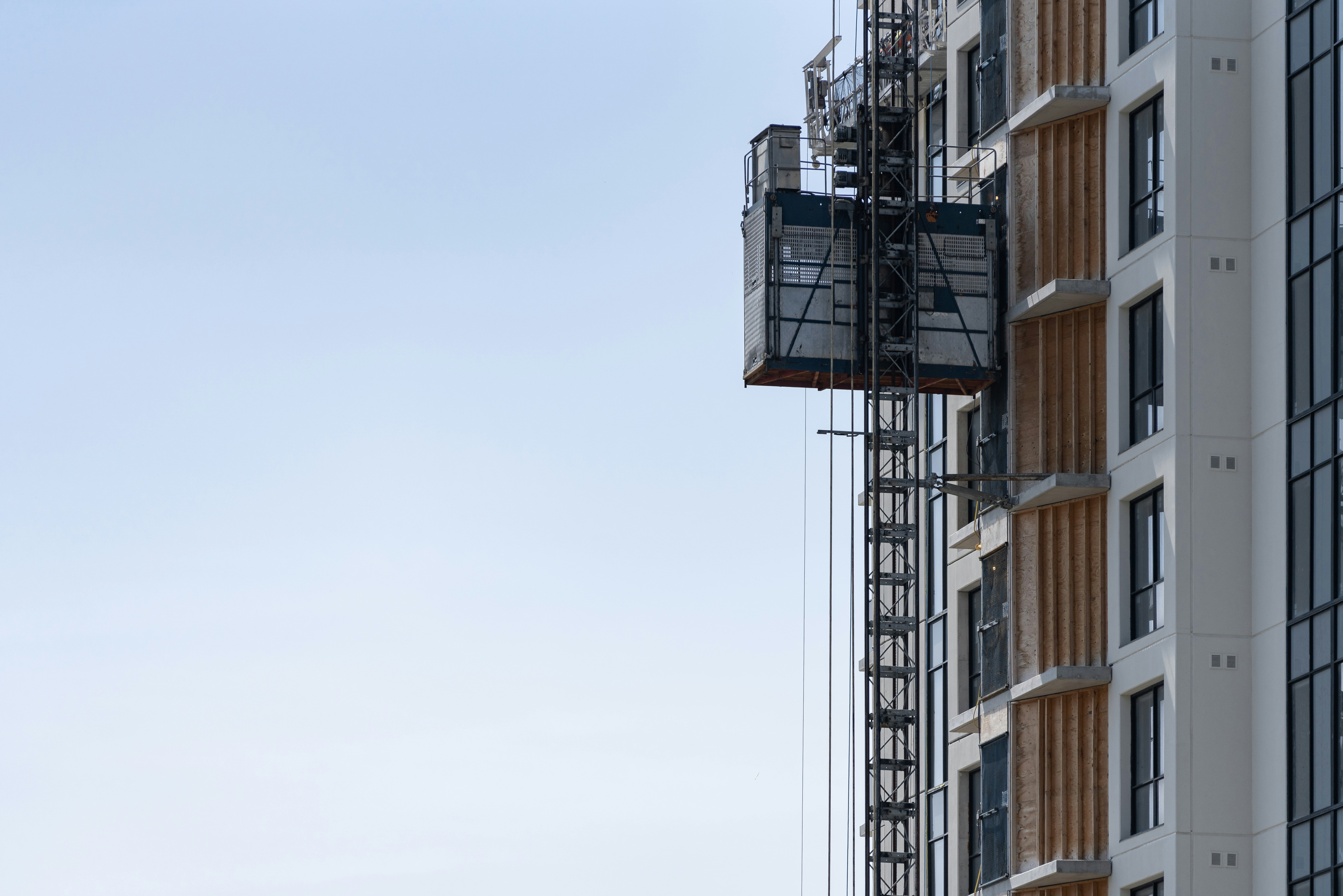 industrial elevator that has been inspected and included on a LOLER inspection checklist